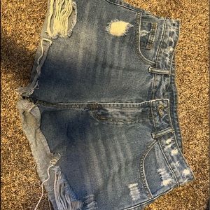 denim shorts